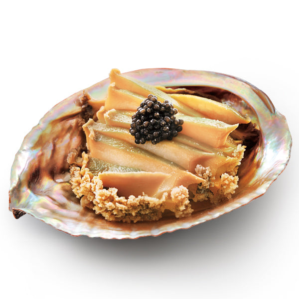 参宮蒸しあわびのキャビア添え【冷凍商品】