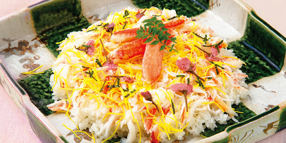 桜花入り 本ずわい蟹すしの素 【2合用】