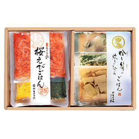 蛤と筍の炊き込みごはん・桜えびごはんの素 詰め合わせ