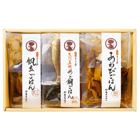 ごはんの素 3点詰め合わせ 祝（いわい）｜秋ギフト・贈答品に