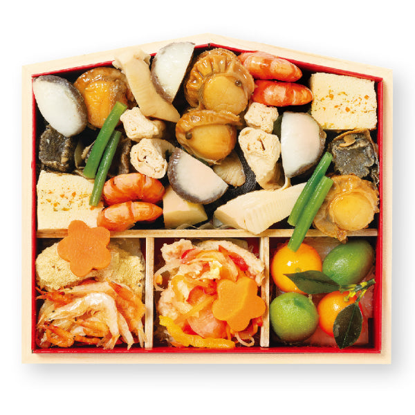 参宮おせち 福祥 絵馬三段重 【送料込】【冷凍商品】