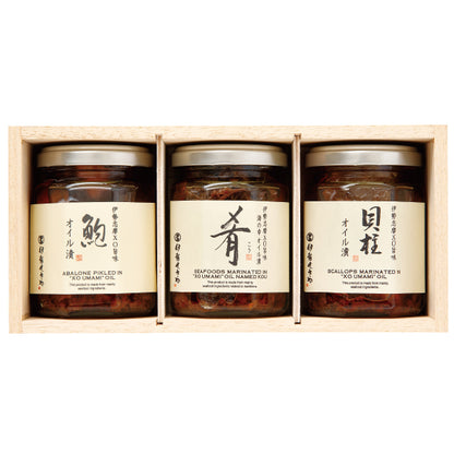 伊勢志摩XO旨味 オイル漬３種