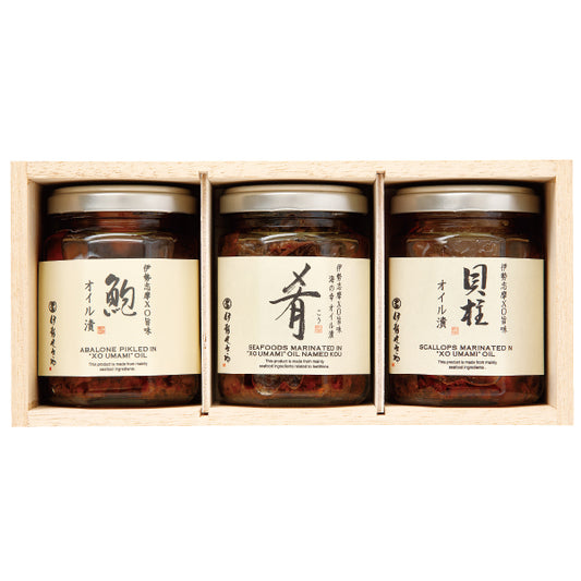 伊勢志摩XO旨味 オイル漬３種