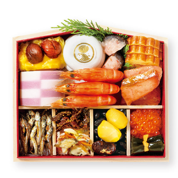 参宮おせち 瑞祥 絵馬二段重 【送料込】【冷凍商品】