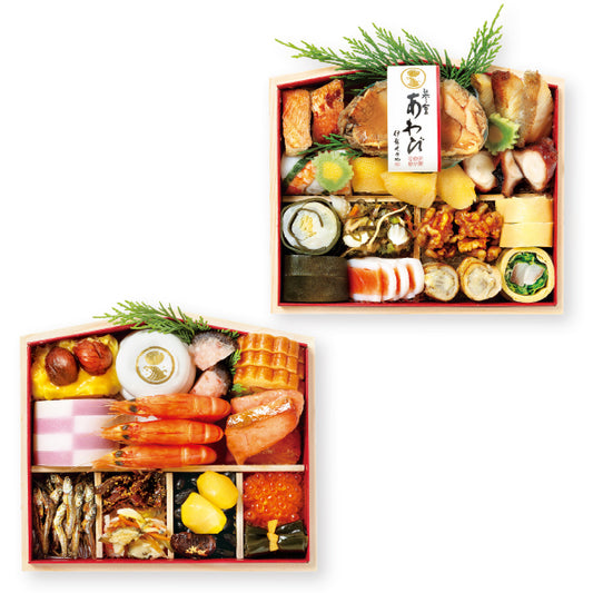 参宮おせち 瑞祥 絵馬二段重 【送料込】【冷凍商品】