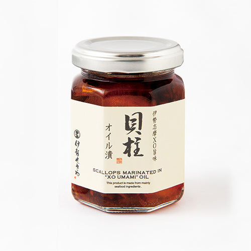 伊勢せきや　あわび　3点 伊勢志摩XO旨味 オイル漬3種｜鮑・貝柱・肴のオイル漬3点詰め合わせ