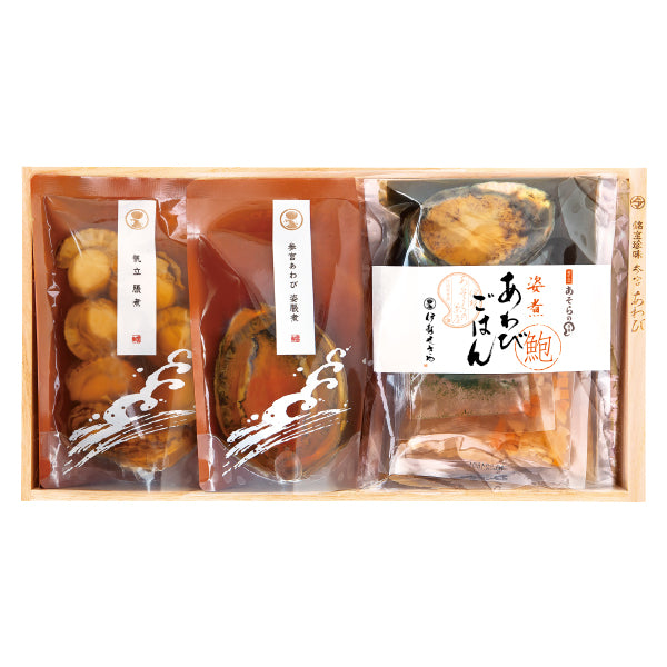 美しくに 暁（あかつき）｜参宮あわび姿脹煮・姿煮あわびごはんの素