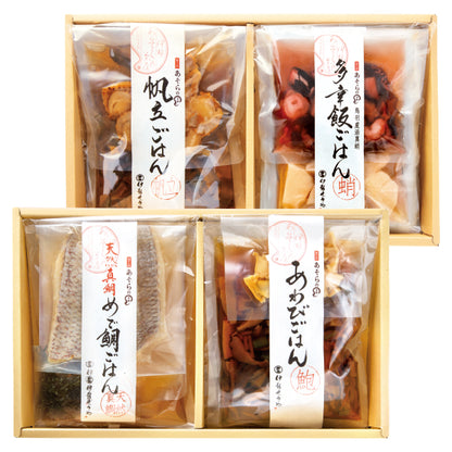 ごはんの素4点詰め合わせ 夏祭（なつまつり）
